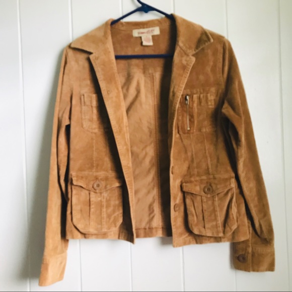 Moutif Jackets & Blazers - Moutif • Corduroy Jacket w/ Zipper Accent Pockets